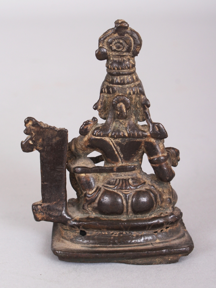 A Bronze Fragmentary Shrine Depicting Aiyannar, Kerala, South West India, 15th/16th century, - Image 3 of 9
