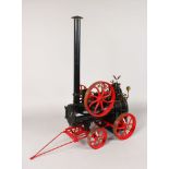 A Superbly Well Engineered Live Steam Scale Model of a portable Marshall traction engine or steam