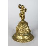 A SMALL ITALIAN RENAISSANCE STYLE BELL. 5ins high.