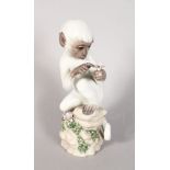 A LLADRO MONKEY. 7ins high.