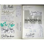 AUTOGRAPHS / ENTERTAINMENT: quantity of books with signatures of rocks singers and celebrities,