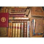 misc. mainly 19th/early 20th c. lit, some leatherbound, etc. (2 boxes).