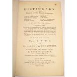 KELHAM (R.) A Dictionary of the Norman or Old French Language..., 8vo, contemp. calf, L., 1779.