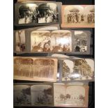 HONG KONG STEREOVIEWS/ CHINA: Group of 40 stereoscopic views of Hong Kong & China, late 19th / early