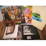 [POP MEMORABILIA] a collection of mostly BEATLES ephemera, Linda McCartney calendars, Beatles L.P.'s