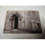 PHOTOGRAPHY: Quantity of albumen photographs on card of UK locations including castles & churches.