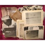 PHOTOGRAPHY: Box of 19th & 20th century assorted photographs, including some Japan.