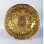 A SUPERB GILDED CLASSICAL CHARGER. 17ins diameter.