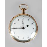 A VERY GOOD 18CT GOLD REPEATER POCKET WATCH.