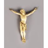 A GOOD EUROPEAN IVORY CRUCIFIX. 4.5ins high.