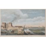 John Boydell (1719-1804) British. "A View of Chelsea Waterworks", Engraving, Overall, 10.5" x 17".