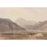 David Cox (1783-1859) British. "Snowdon", Watercolour, 7" x 9.75". Provenance: Agnew's, 1991.