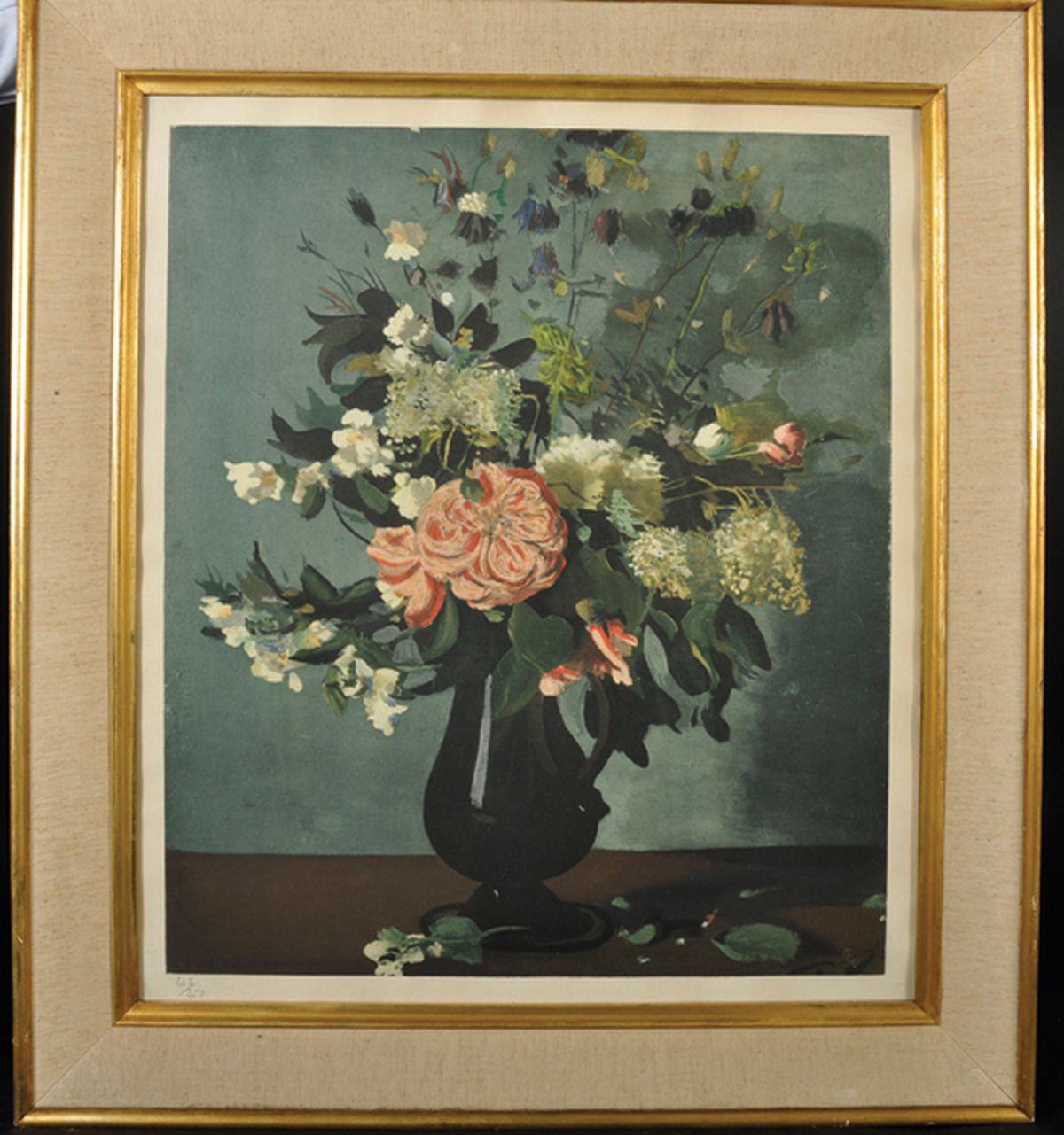 Andre Derain (1880-1954) French. "Vase de Fleurs", Lithograph, Numbered 202/250 in Pencil, and a - Image 2 of 5
