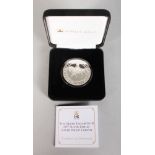 THE QUEEN ELIZABETH II SOLID SILVER PROOF CROWN 1977.