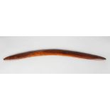 A 19TH CENTURY ABORIGINAL BOOMERANG. 29ins long.