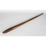 A 19TH CENTURY NIGERIAN MENDE BUNDU HEAD INITIATION STICK/WAND.