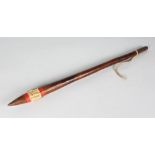 A 19TH CENTURY ABORIGINAL THROWING CLUB. 25ins long.