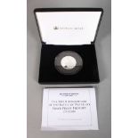 THE BATTLE OF WATERLOO 200TH ANNIVERSARY SILVER PROOF, PIEDFORT £5 COIN 1815-2015, in a presentation