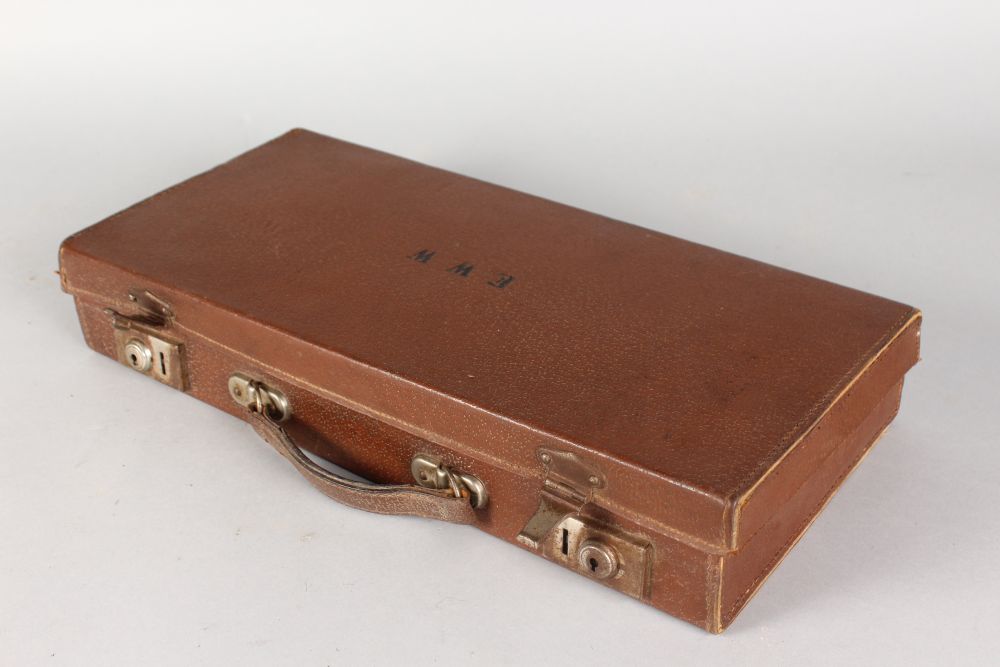 MASONIC REGALIA, in a leather case with gongs, apron and arm bands from CHRISTOPHER LEATHER DALE - Image 6 of 6