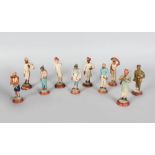 TEN COMPANY SCHOOL PUNA FIGURES.