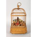 A GOOD SINGING BIRD CAGE. 12ins high.