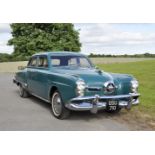 A 1950 STUDEBAKER LAND CRUISER SALOON, Reg No. OSU 71O, Four Door Saloon, Colour: Blue. Interior