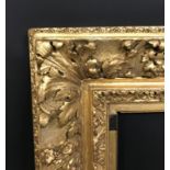 19th Century English School. A Carved Giltwood Frame, 20" x 13" (rebate).