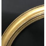 19th Century English School. A Gilt Composition Frame, Circular, 19.75" x 19.75" (rebate).