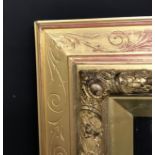 19th Century English School. A Gilt Composition Frame, with inset glass, 30" x 20" (rebate).