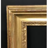 20th Century English School. A Carved Giltwood Frame, 38.25" x 28.5" (rebate).