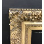 19th Century French School. A Brabazon Style Gilt Composition Frame, 11.5" x 6.75" (rebate), and