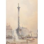 William Alister Macdonald (1861-1948) British. "Victoria's Diamond Jubilee, Trafalgar Square",