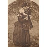 After John Everett Millais (1829-1896) British. "A Huguenot on St. Bartholomew's Day", Photograph,