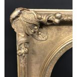 19th Century English School. A Gilt Composition Oval Frame, 9.5" x 7.5" (rebate).