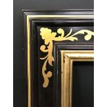 20th Century Italian School. A Black and Gilt Frame, 20" x 16" (rebate).