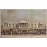 After James Pollard (1792-1867) British. "The New General Post Office, London 1829", Engraving, 13.