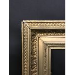 19th Century English School. A Gilt Hollow Frame, 36" x 25" (rebate).