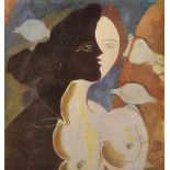 After George Braque (1882-1963) French. "Face et Profil", Photographic Reproduction, Stamped with