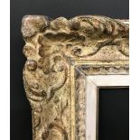 19th Century French School. A Painted Carved Wood Frame, 24" x 18" (rebate).