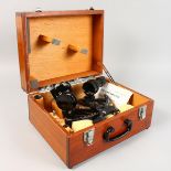 A CHINESE MARINE SEXTANT, No. 261003, in a fitted case.