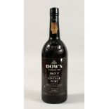 DOW'S VINTAGE PORT, 1977, Silver Jubilee, One Bottle.