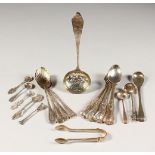 TEASPOONS AND VARIOUS OTHER SPOONS.