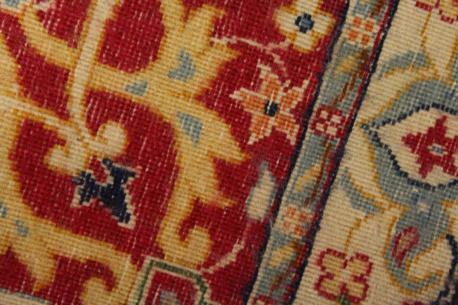 A PERSIAN RUNNER RUG, with central ground, on a rose ground. 6ft 5ins x 3ft. - Image 6 of 6