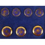 A SET OF UNIVERSITY OF CALIFORNIA BUTTON.