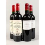 CHATEAU HAUT LALANDE, 2010, Two Bottles; LA RESERVE DE FONBENOY, 2012, Two Bottles.