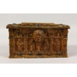 A MUSEUM COPY OF A CLASSICAL CASKET. 9ins wide.