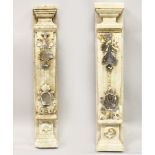 Two Ottoman Marble Architectural Supports, Western Anatolia, circa 1800, in the form of short