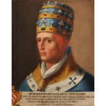 Late 18th Century- Early 19th Century Italian School. Portrait of Pope Innocent IIII, Oil on Canvas,