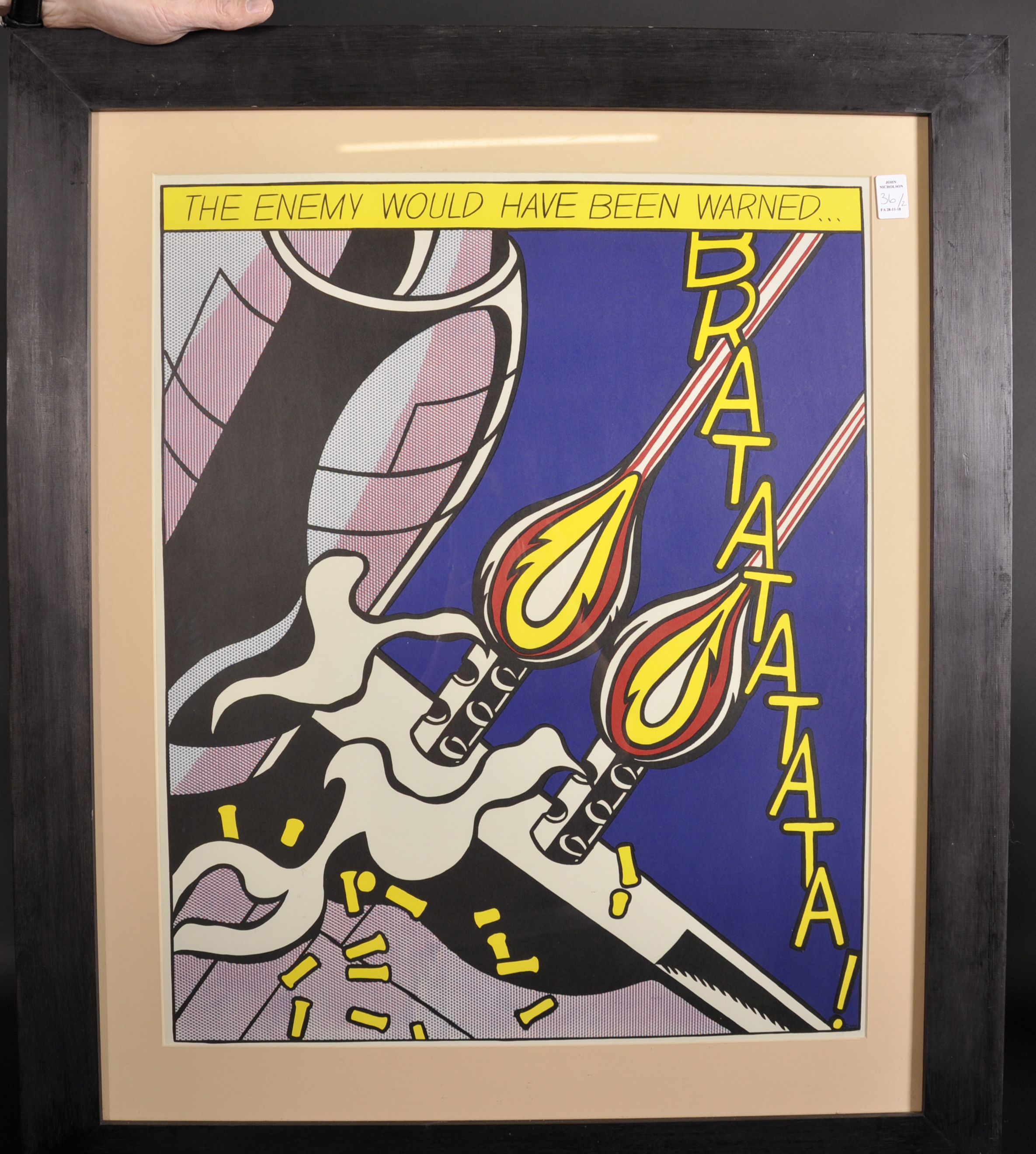 Roy Lichtenstein (1923-1997) American. "That My Ship was Below Them", Print, 24" x 19.75", and the - Image 3 of 4