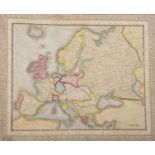 Henry Augustus Thompson (19th Century) British. "The World", Map, Unframed, Overall 17.75" x 22.